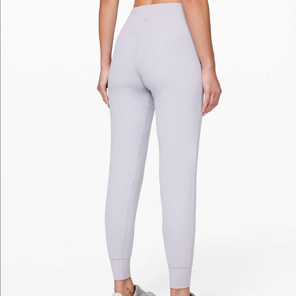lulu silver lilac align joggers